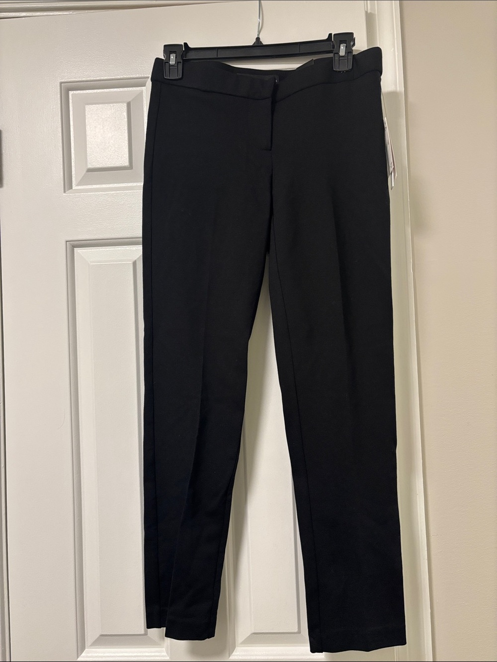 Amanda & Chelsea Black Slim Straight Trousers
